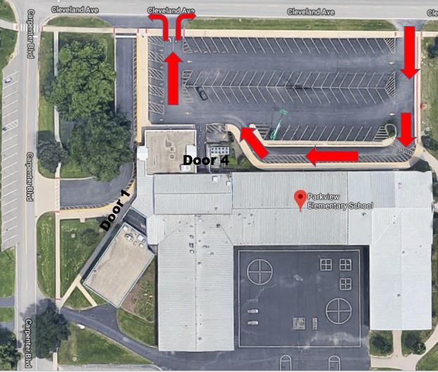 PVES arrival route map 